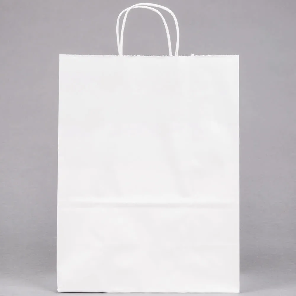White Twisted Handle Paper Bag